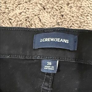 J.Crew Classic Black Denim